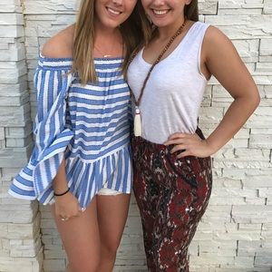 anthropologie patterned pants